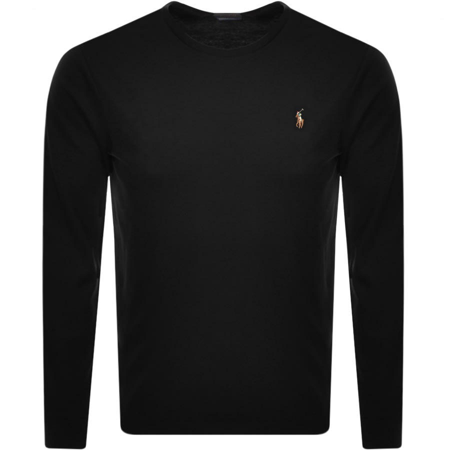 Alternative Image for ProductRalph Lauren Long Sleeved T Shirt Black1